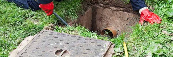 Express Drainage Surveys engineer working