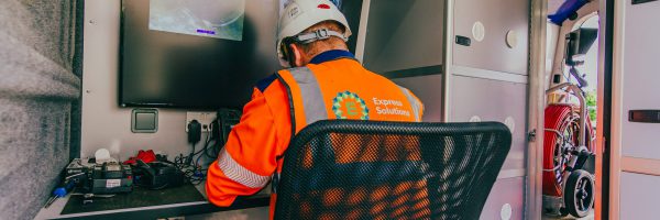 Express Drainage Surveys engineer working